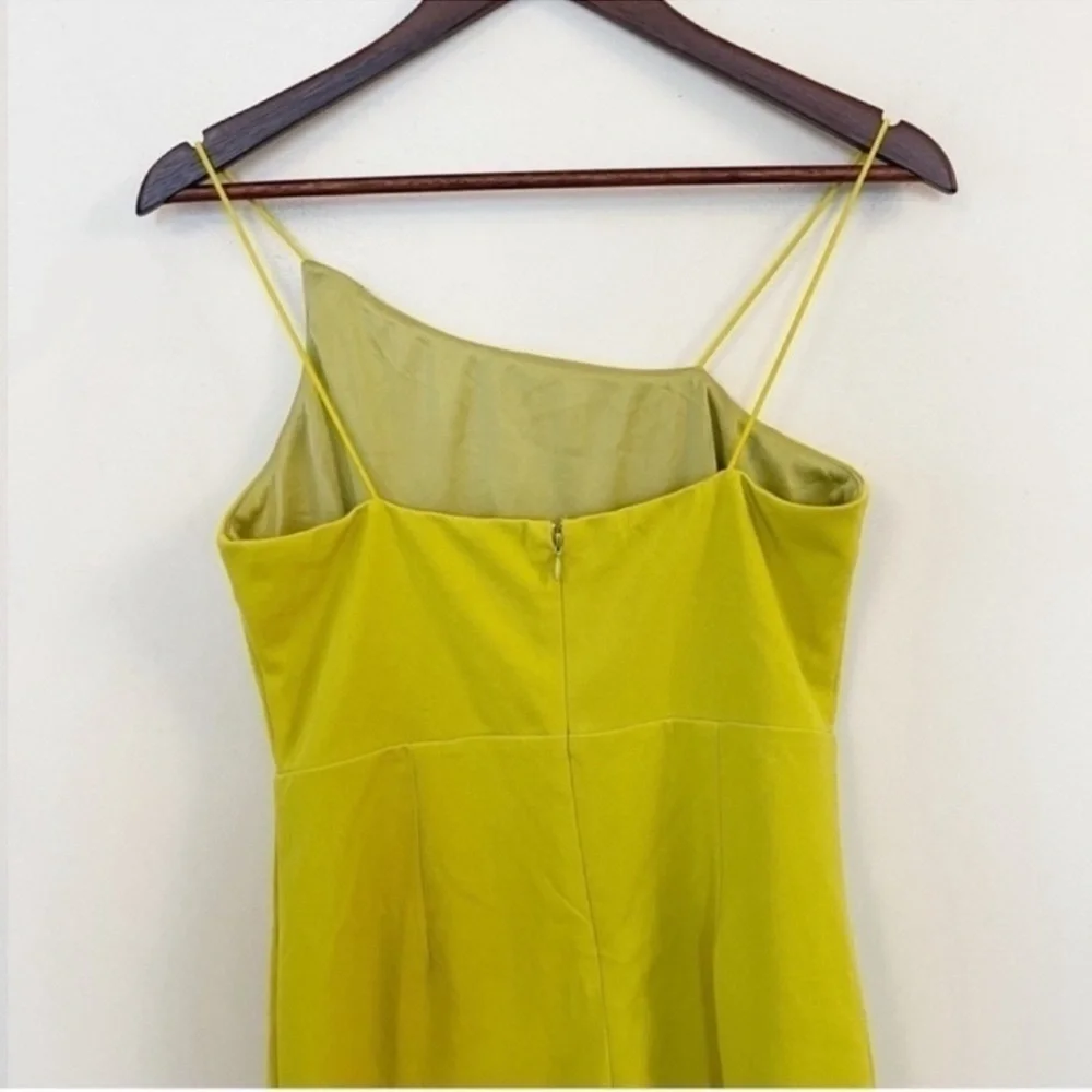 Olia by Lulu's Party For Two Neon Asymmetrical Neck Mini Dress Size Large NEW